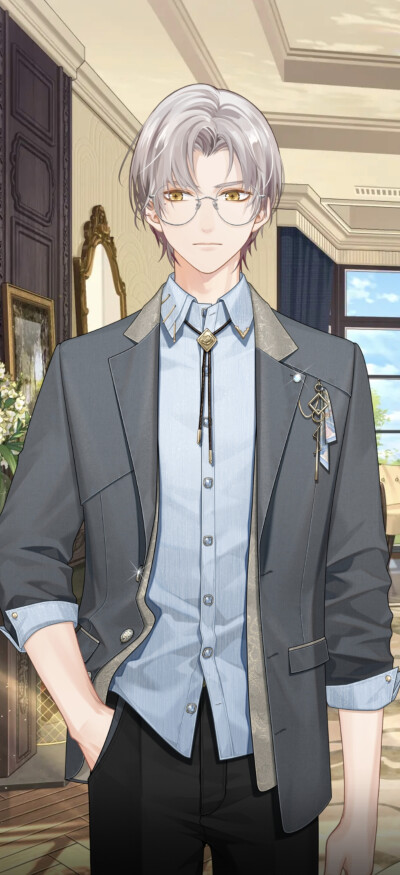 《未定事件簿》莫弈
图源《未定事件簿》：「你是我心动的唯一真相」五周年周年庆活动——剧情截图