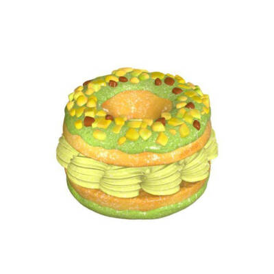 3D建模美食头像