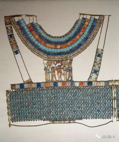 Egyptian Tutankhamun's corselet from Thebes c. 1333-1324 BCE New Kingdom Egyptian Museum of Cairo