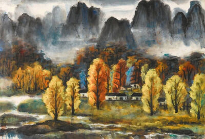 林风眠（1900年11月22日-1991年8月12日），家名绍琼，字凤鸣，后改风眠，出生于广东梅州，中国近现代著名画家、艺术教育家、国立艺术学院（现更名为中国美术学院）首任院长。
他自幼喜爱绘画，是“中西融合”这一艺…