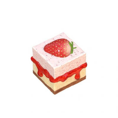 3D建模美食头像