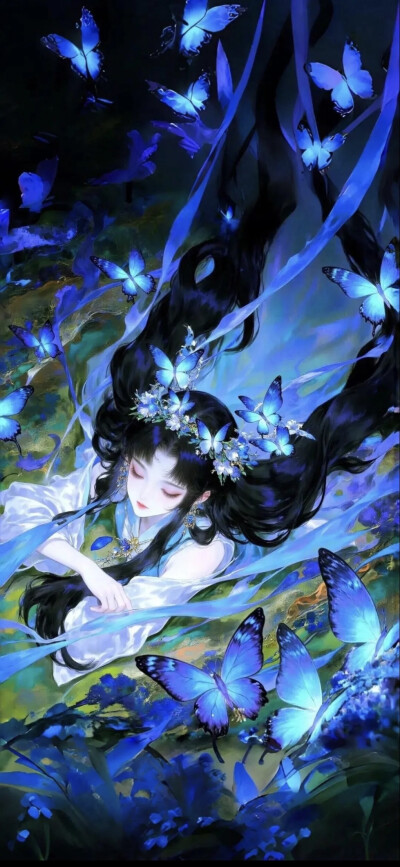 少女插画 壁纸