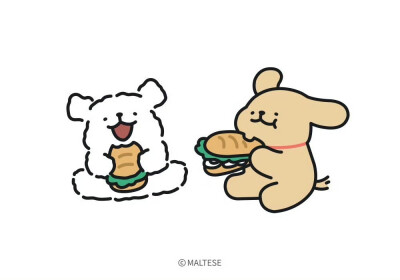 线条小狗