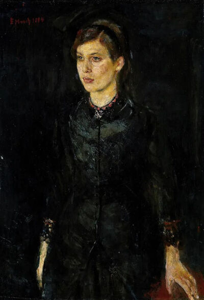 《Portrait dinger sister of the artist_艺术家妹妹英格尔肖像》