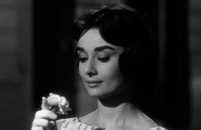 Audrey Hepburn，《黄昏之恋》，1957年