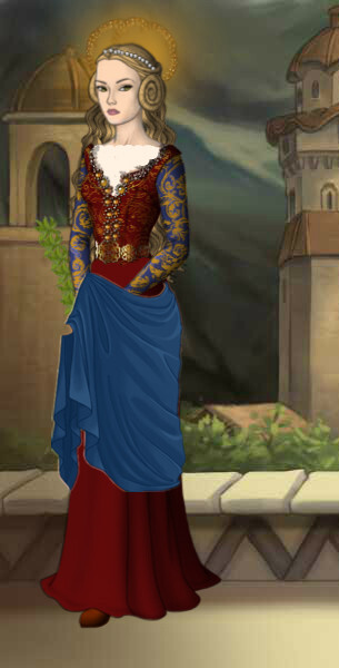 卡罗·克里维利画的圣凯瑟琳2次元版