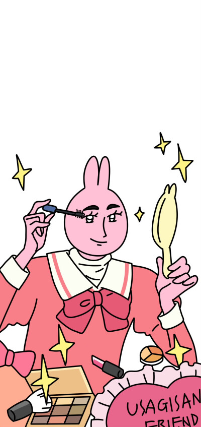 粉红兔子
