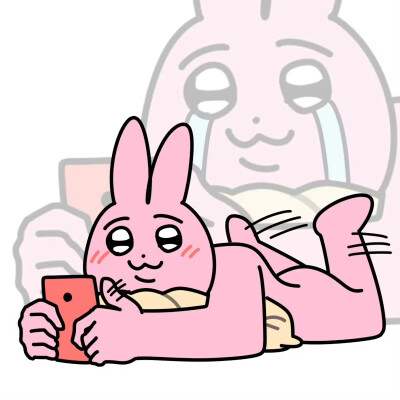 粉红兔子