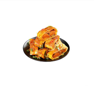 美食烤冷面白底头像