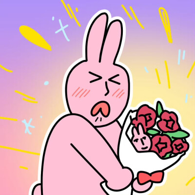 粉红兔子