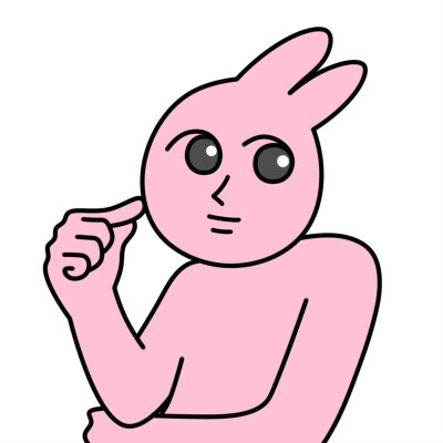 粉红兔子