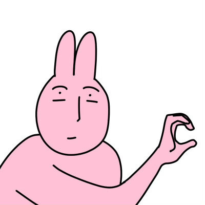 粉红兔子