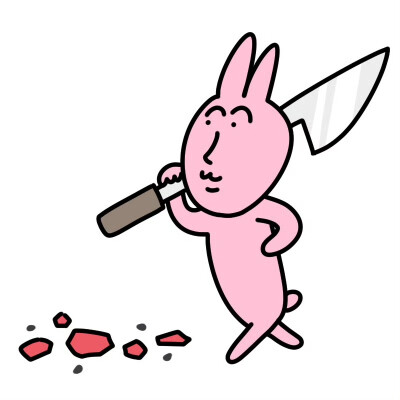粉红兔子