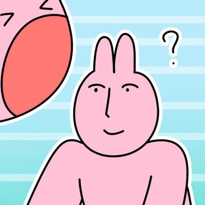 粉红兔子