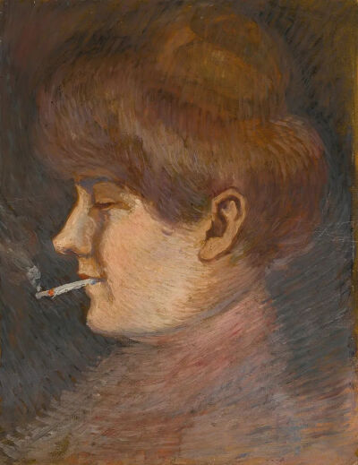 《Portrait Of Bertha Von Wiktorin》1907年，油画
