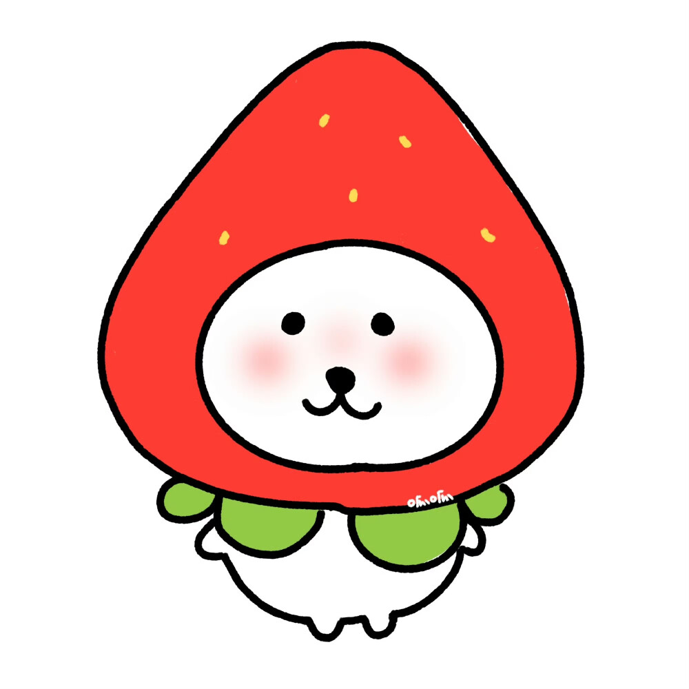 熊变水果惹！！
画师：呱呱腋毛
#可爱头像##闺蜜头像#