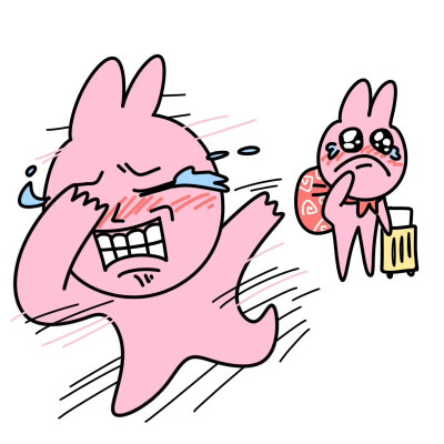 粉红兔子