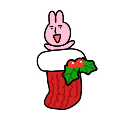 粉红兔子