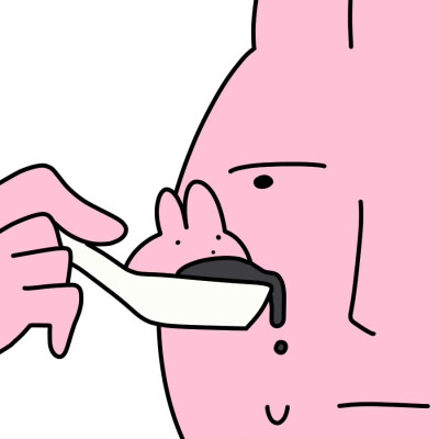 粉红兔子