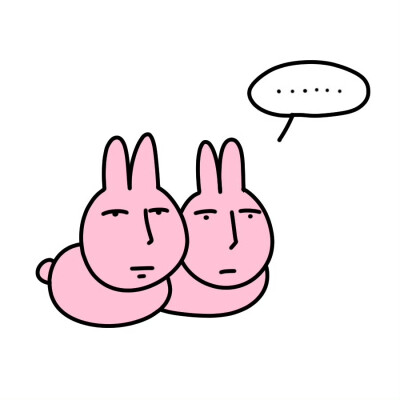 粉红兔子