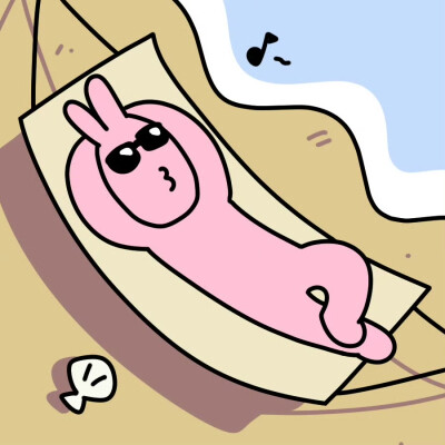 粉红兔子