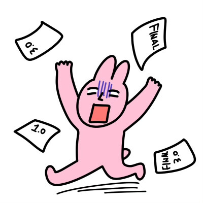 粉红兔子
