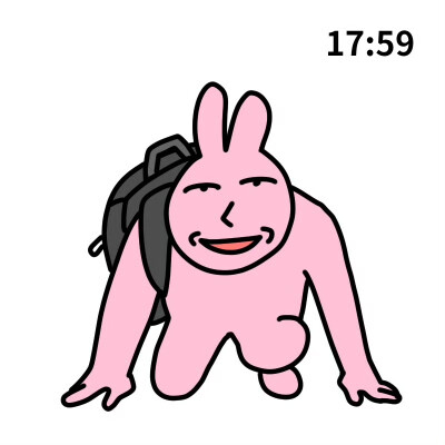 粉红兔子