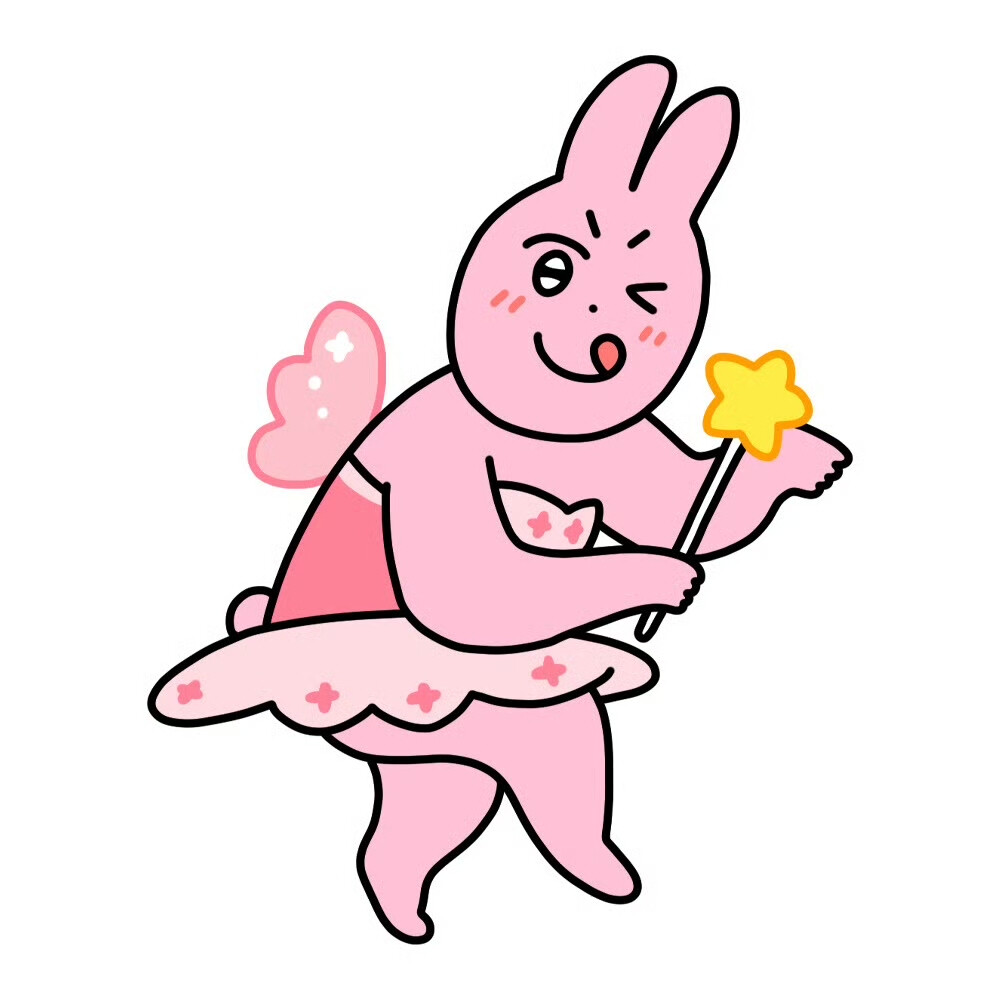粉红兔子