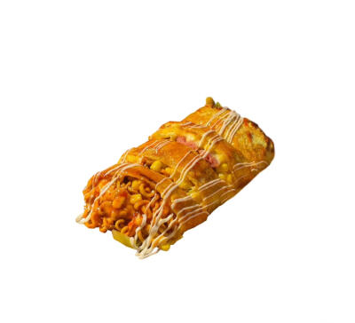 美食烤冷面白底头像