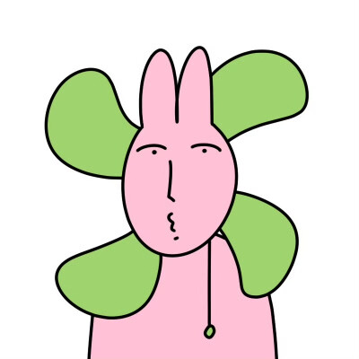 粉红兔子