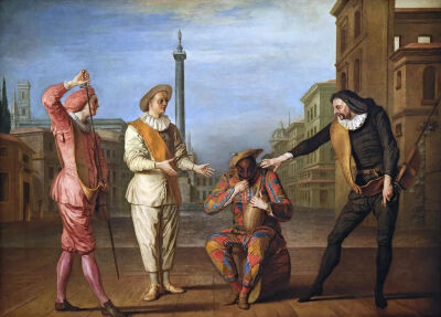 Le tombeau de Maître André，克劳德·吉洛，1716-1717，卢浮宫