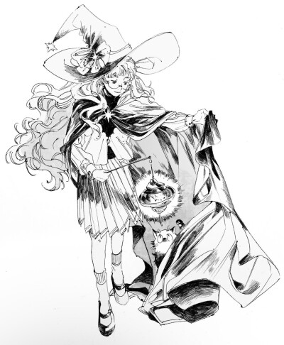 黑白漫画