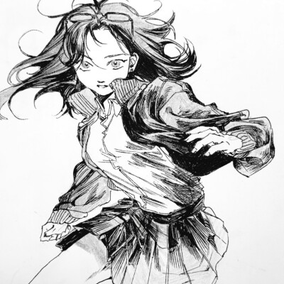 黑白漫画