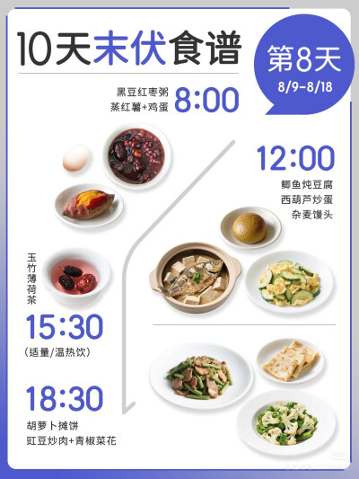 九天末伏食谱