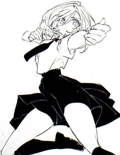 黑白漫画