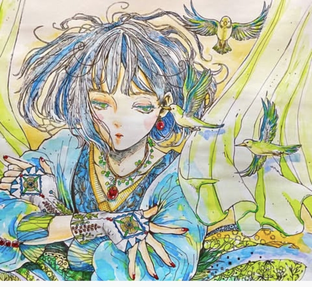 涂色