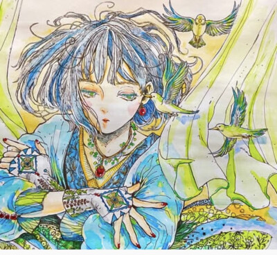 涂色