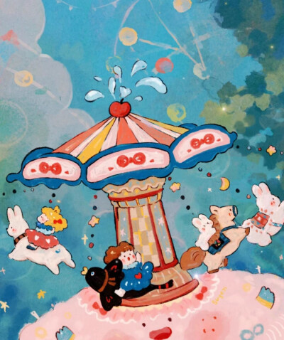 插画童趣头像