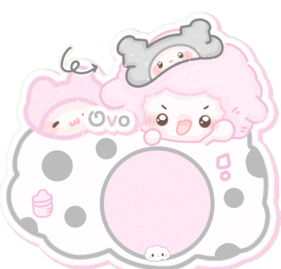 单人/双人署名表情包 透明底