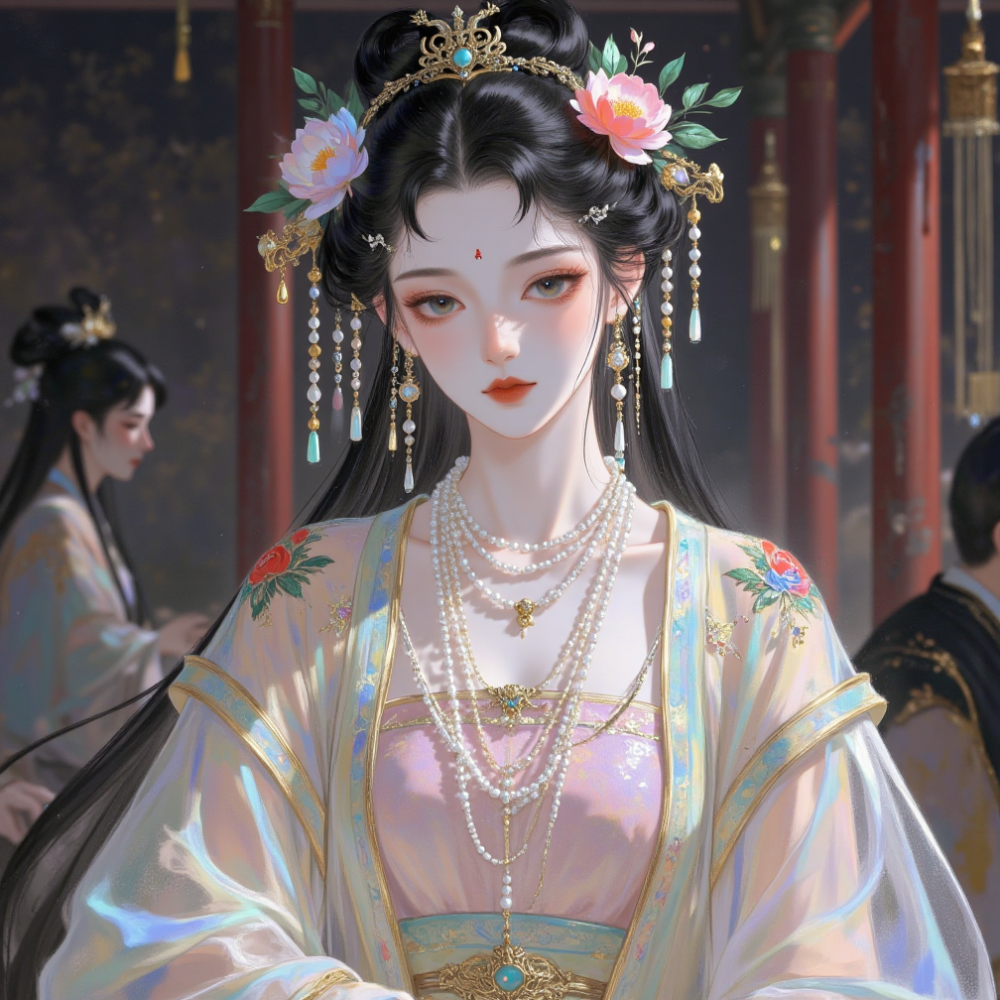 清冷感古风动漫女头