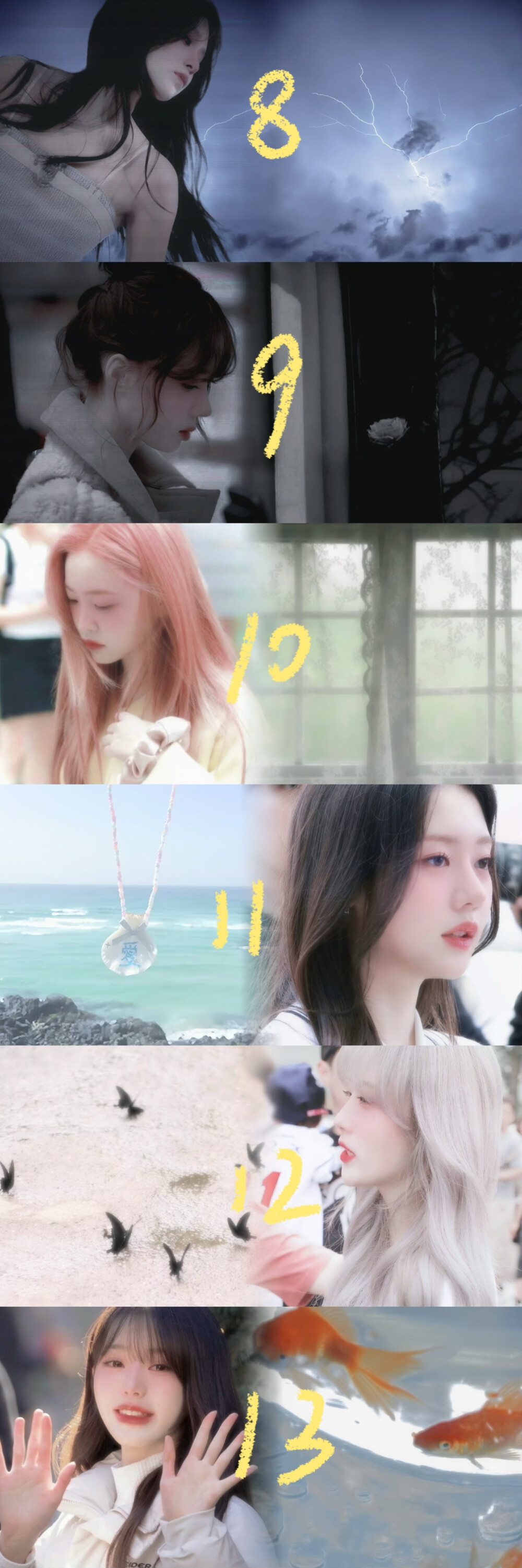 哈喽宝子们大概就是1000fl来了。我记得我是第一次发fl感谢宝子们陪伴(>^ω^<) 修了亮点的色调和暗色调希望宝宝们能够喜欢都能挑到抽到自己喜欢的图 形式就是评论喜欢的图对应的数字到评论区就好 大家多多互动吧！