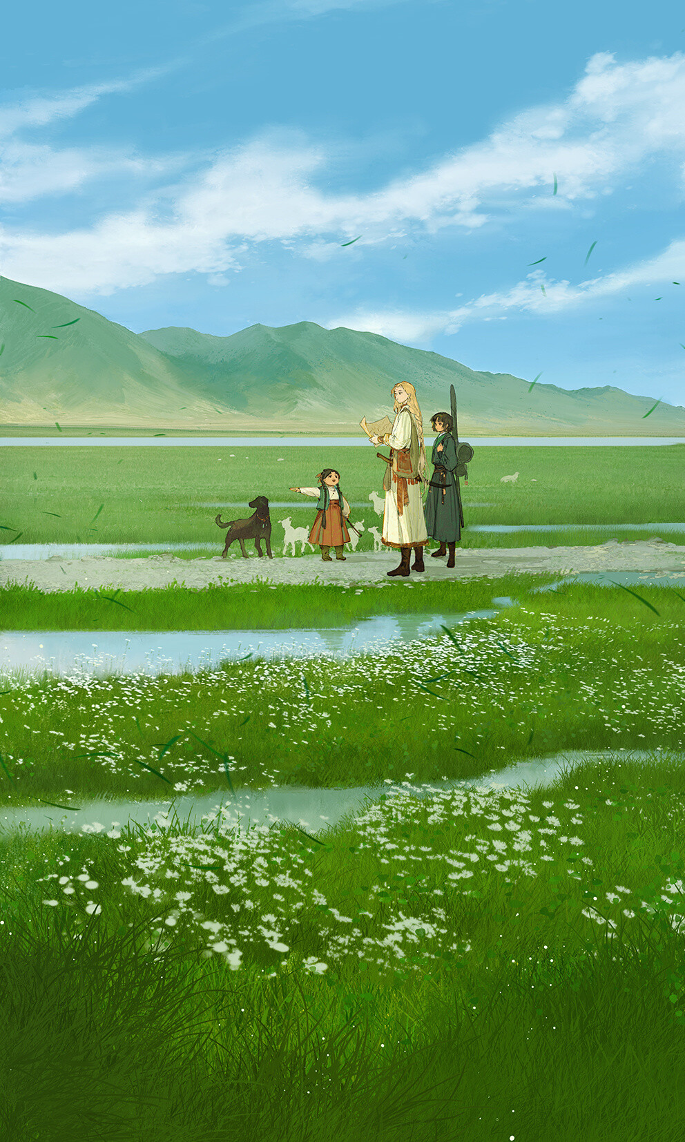 穿过夏天的草原