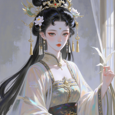 清冷感古风动漫女头