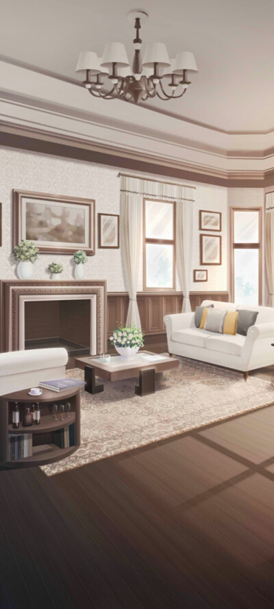 《恋与制作人》周棋洛&主控家
图源《恋与制作人》：周棋洛小屋——等级奖励剧情截图