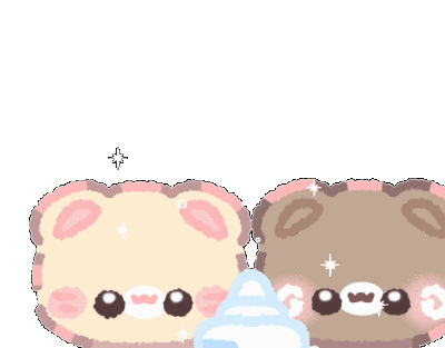 单人/双人署名表情包 透明底