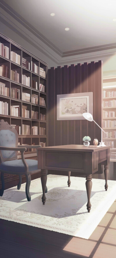 《恋与制作人》周棋洛&主控家
图源《恋与制作人》：周棋洛小屋——等级奖励剧情截图