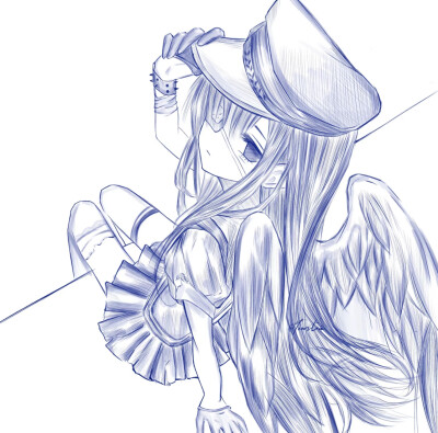 “永远和一直就像诅咒一样 越说缘分越浅”
女漫
画师：白鸟（摸鱼