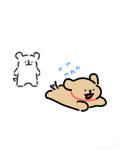 线条小狗