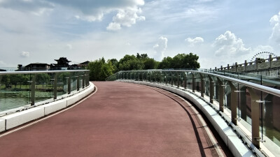 吉安的桥：后河景区内的卧波桥