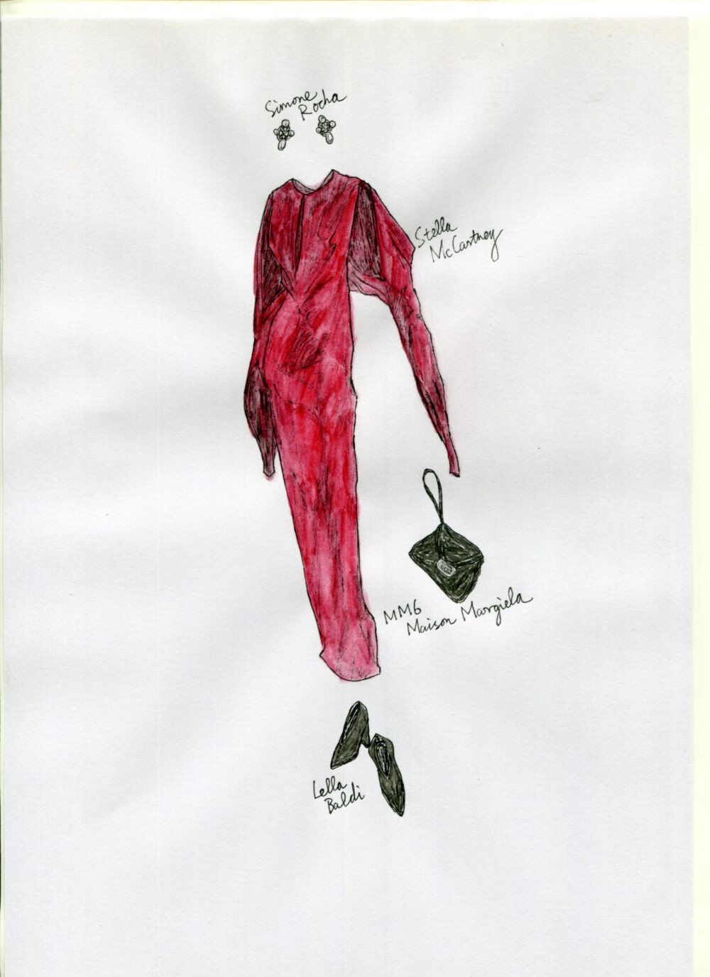 2015年早秋款。红裙魅影。